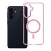 Etui na Samsung A57 Frame Cleear Hybrid Mag Cover zgodny z MagSafe pudrowy róż