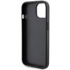 GUESS futerał do IPHONE 13 / 14 / 15 GUHCP15SPGSSADK (Grip Stand 4G Saffiano Strass) czarny