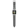 KARL LAGERFELD pasek silikonowy do APPLE Watch KLAWLOKHG (SAFFIANO KH 42 / 44 mm ) srebrny