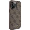GUESS futerał do IPHONE 15 Pro Max GUHCP15XG4GFBR (4G Metal Logo) brązowy