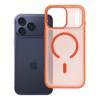 Futerał do iPhone 17 PRO MAX Flexline Mag Cover zgodny z MagSafe pomarańczowy