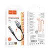 Adapter AUX USB A do Jack 3,5 mm Hoco 0,12 m LS36 czarny