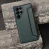 Etui z klapką na Samsung S24 FE Razor Book ciemnozielone