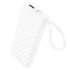 Powerbank Hoco 5000 mAh 2A z wbudowanym kablem Lightning J129 biały