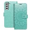 Etui z klapką na Samsung S21 FE Mezzo Book mandala zielone
