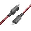 Kabel USB C do Lightning Hoco PD 2,4A 20W 1 m X94 czerwony