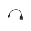 Adapter OTG USB A (żeński) do Micro USB (męski) czarny