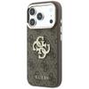 GUESS futerał do IPHONE 18 Pro Max/17 Pro Max (Big Strass Logo 4G) brązowy
