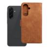 Etui z klapką na Samsung A36 5G Tender Book brązowe