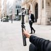 Selfie stick Hoco tripod z pilotem bezprzewodowym obrotowy 360 stopni z automatycznym śledzeniem twarzy K32 czarny