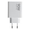 XIAOMI oryginalna ładowarka sieciowa USB A QC3.0 3A 90W MDY-15-EK biała bulk