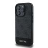 GUESS futerał do IPHONE 16 Pro Max GUHCP16XG4GLGR (PC/TPU 4G PU Bottom Stripe) szary