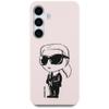 KARL LAGERFELD futerał do SAMSUNG S25 KLHMS25SPNYKGRTP (Magnetic Silicone Graffiti Ikonik) różowy