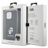 KARL LAGERFELD futerał do IPHONE 13 Pro KLHCP13LSAKCPSK (Saffiano KC Metal PIN Crossbody) czarny