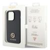GUESS futerał do IPHONE 15 Pro GUHCP15LPS4DGPK (Strass Metal Logo) czarny