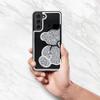 Etui na Samsung S25 FE / S26 FE Teddy Bear srebrne