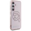 KARL LAGERFELD futerał do SAMSUNG S25 KLHCS25SHKHDCELP (IML Rhinestones K Head) różowy