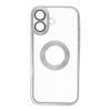Futerał do iPhone 17 Glam srebrny