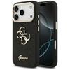 GUESS futerał do IPHONE 17 Pro GUHCP17LHG4SGCK (Fixed Glitter Big 4G Metal Frame) czarny