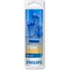 Słuchawki przewodowe Jack 3,5 z mikrofonem PHILIPS headphones SHE3705BL niebieskie