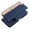 Etui z klapką na Motorola G57 POWER Split Book granatowo-kremowe