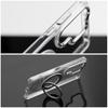 Etui na Samsung A36 Frame Circle Stand zgodne z MagSafe transparentne