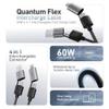 Kabel USB X-ONE QuantumFlex - typ C do C max 60W 1,2m czarny