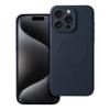 Futerał do iPhone 15 PRO MAX Silicone Mag Cover zgodny z MagSafe tytanowy niebieski