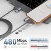 Kabel USB X-ONE QuantumFlex - typ C do C max 60W 1,2m czarny