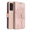 Etui z klapką na Samsung A53 5G Mezzo Book drzewo złoto-różowe