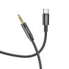 Kabel AUX Jack 3,5 mm do USB C Hoco 1 m UPA19 czarny