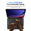DUX DUCIS etui DK składane z klawiaturą bezprzewodową do SAMSUNG Tab S9/S9FE/S10FE czarne