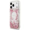 GUESS futerał do IPHONE 17 Pro kompatybilny z MagSafe GUHMP17LRGRGEP (Resin Bottom Glitter) różowy