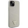 GUESS futerał do IPHONE 13 / 14 / 15 GUHCP15SPCRTHCD (Croco Triangle Metal Logo) złoty