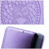 Etui z klapką na Samsung S26 FE Mezzo Book łapacz snów fioletowe
