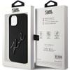 KARL LAGERFELD futerał do IPHONE 15 KLHCP15SSKSBMCK (Silicone Karl Script Logo) czarny