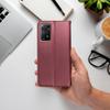Etui z klapką na Xiaomi Redmi 17C Smart Magneto burgundowe