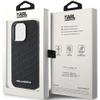 KARL LAGERFELD futerał do IPHONE 15 Pro KLHCP15LPQKPMK (Quilted Pattern) czarny