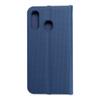 Etui z klapką na Samsung A40 Luna Book Carbon niebieskie