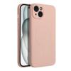 Futerał do iPhone 15 PLUS Silicone Mag Cover zgodny z MagSafe różowy