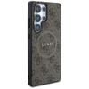 GUESS futerał do SAMSUNG S25 Ultra GUHMS25LG4GFRW (Magnetic PU 4G Ring Classic Logo) brązowy