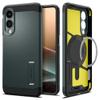 SPIGEN futerał TOUGH ARMOR kompatybilny z MagSafe do SAMSUNG S25 Edge abyss green