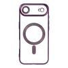 Futerał do iPhone 17 AIR Electro Mag Cover zgodny z MagSafe fioletowy