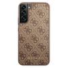 GUESS futerał do SAMSUNG S22 GUHCS22SG4GFBR (4G Metal Gold Logo) brązowy