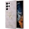 GUESS futerał do SAMSUNG S24 Ultra GUHCS24L4GMGPI (Leather 4G Metal Logo) różowy