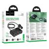 Ładowarka samochodowa Hoco z rozdzielaczem 2xUSB A + 2xUSB C + 3 port zapalniczki QC3.0 PD 240W Z64 czarna