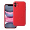 Futerał do iPhone 11 Silicone Mag Cover zgodny z MagSafe czerwony