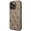 GUESS futerał do IPHONE 14 Pro Max GUHCP14XG4GFBR (4G Gold Logo) brązowy