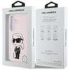 KARL LAGERFELD futerał do SAMSUNG S25 KLHMS25SPNYKGRTP (Magnetic Silicone Graffiti Ikonik) różowy
