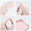 Futerał do iPhone 13 PRO Frame Mag Cover zgodny z MagSafe pudrowy róż